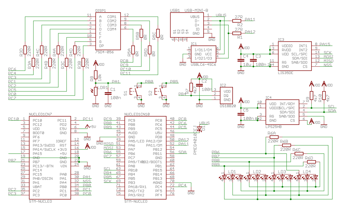 Nucleo h743zi2 схема