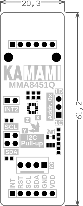 KAmodMMA8451Q wymiary PCB.png