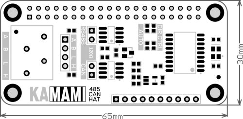 RPi CAN RS485 HAT wymiary PCB.png
